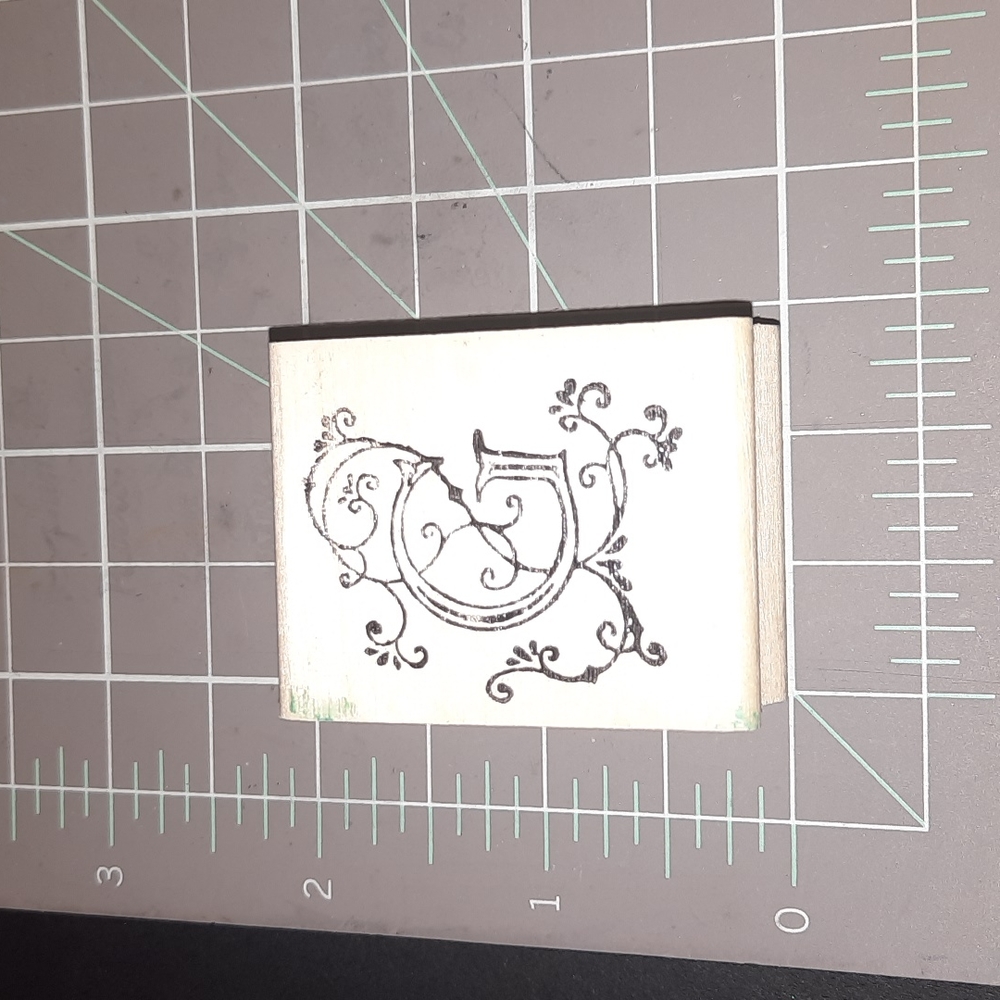 G Monogram Letter Stamp